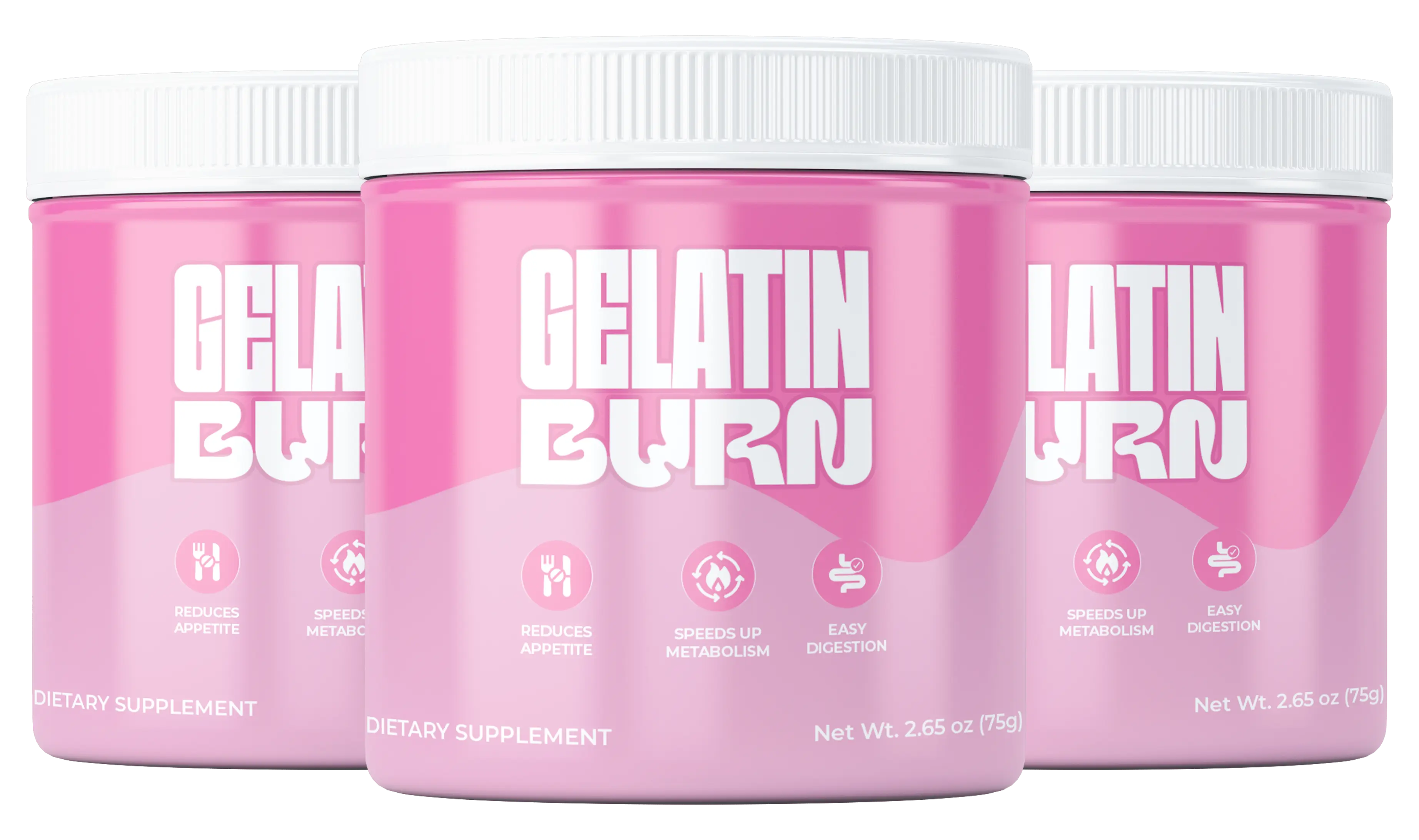 Gelatin Burn Powder bottle.